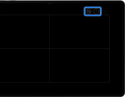 Samsung DeX kabellos touchpad controls on a Galaxy device
